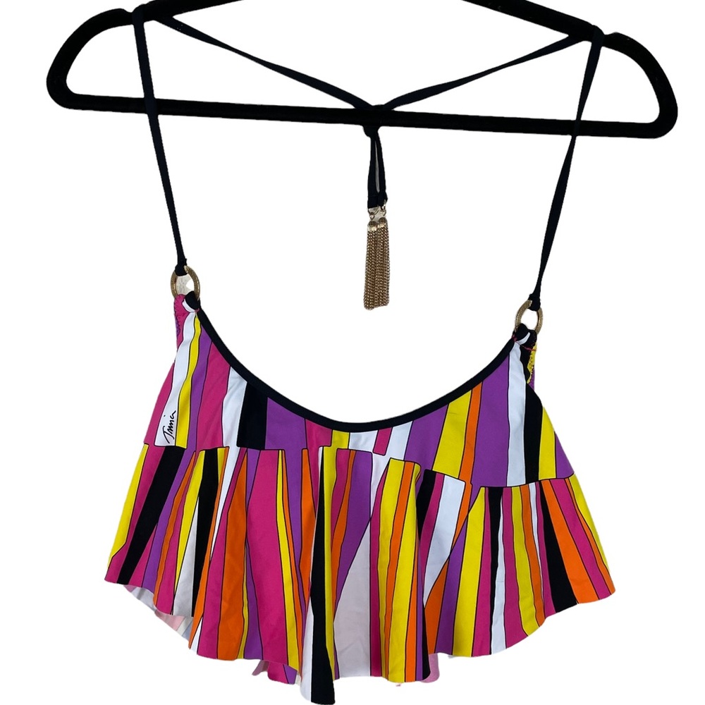 NWT Trina Turk Swim & Spa Collection Rainbow Striped First of Cruise Swimming